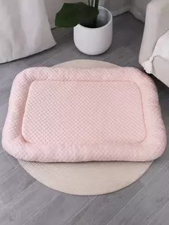 Imagem do Respirável Pet Cooling Mat, espuma de memória, lavável, antiderrapante, cama para gato e cão, todas as estações