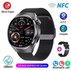 Huawei GT4 Pro Smartwatch Impermeável para Homens, GPS, NFC, 360x360, Tela AMOLED, Frequência Cardíaca, Chamada Bluetooth, IP68, 2022 na internet