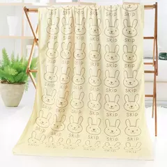 Cute Rabbit Microfiber Bath Towel, Soft Kawaii Towel, Quick Dry, Fit for Baby Kids, Meninos, Meninas, Praia, Natação, Absorvente, 50x100cm - loja online