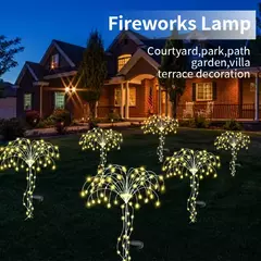 Luzes de caminho solar de fadas ao ar livre à prova d'água para decoração de gramado de jardim - lâmpada movida a energia solar para pátio de varanda de quintal - linda, dur - Wolf Magazine