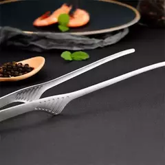 Multifuncional Barbecue Metal Anti-Slip Clips, Clipes De Alimentos Delicados, Braçadeira De Pinças Autônoma, Gadgets De Cozinha, Acessórios De Churrasco - loja online