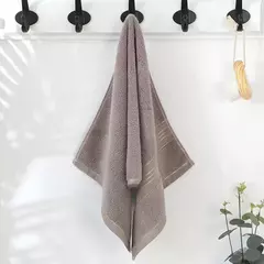Imagem do Toalha de algodão grosso altamente absorvente, toalhas de banho monocromáticas, microfibra Serviette, Cooling Towel, adequado para adultos e crianças