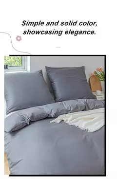 Alta Qualidade Algodão Duvet Cover Set, 100% Tecido Real, Duplo, Rainha, Rei, Colcha, Roupa de cama, 500Tc, 2 Pcs, 3Pcs - loja online