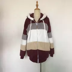 Casaco de capuz extragrande feminino com bolsos macios, streetwear quente, casaco solto, Lady Outerwear, outono, inverno, novo, 2023 na internet