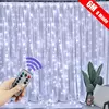 Festoon LED Light Curtain para decoração de casa, luzes de fadas, guirlanda para quarto, ano novo, casamento, decorações de Natal