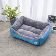 Cor quadrada inverno macio casa quente para cama de cachorro para tapete de cachorro à prova dwaterproof água cama de gato para animais de estimação para grande médio pequeno casa de cachorro - Wolf Magazine