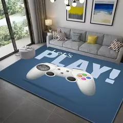 3d impressão gamer controlador padrão sala de estar tapetes antiderrapante cas - Wolf Magazine