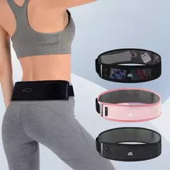 Cinto de corrida com garrafa de água para homens e mulheres, bolsa esportiva para celular, mochila de verão, ginástica fitness, maratona invisível - comprar online