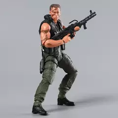 NECA Commando 30o Aniversário John Matrix Action Figure Modelo Colecionável Brinquedo Presente Boneca Estatueta - loja online