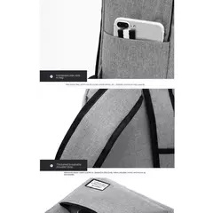 Mochila minimalista lavável unissex, grande capacidade, versátil, escola, estudante, computador, viagem, moda na internet