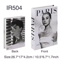 Livros falsos de luxo para decoração de casa, acessórios para sala, decoração de moda, suporte, nórdico simples, mesa de café - comprar online