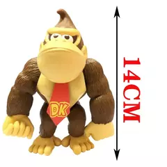 10 ~ 14cm super mario bros pvc figura de ação brinquedos bonecas modelo conjunto luigi yoshi burro kong cogumelo para crianças presentes aniversário - Wolf Magazine