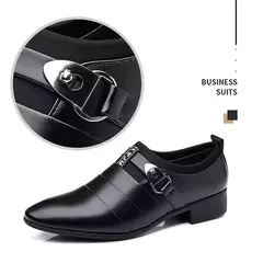 Terno formal masculino deslizamento em mocassins, Sapatos de trabalho de escritório, Sapatos de vestido masculino, Terno elegante, Casamento, Escritório na internet