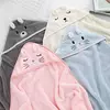 Toalha de banho com capuz de bebê recém-nascido, roupão infantil, envoltório Swaddle infantil, cobertor super macio, quente, dormindo, meninos, meninas, criança