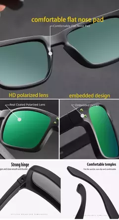 Tifosi-HD óculos polarizados com filme real, ao ar livre, lazer, caminhadas, viagens, golfe, pesca, condução, festa, colorido, UV400