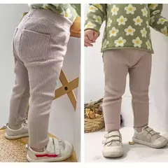 Leggings de pelúcia grossa infantil, calças roscadas, calças quentes, moda versátil, crianças, meninos, meninas, outono, inverno na internet