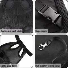 Gato de estimação cão ombro duplo respirável portátil viagem pet cão transportadora mochila malha transportadora saco frontal pequeno cão gatos ao ar livre