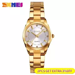 Skmei-relógio de quartzo de luxo feminino, movimento japão, simples, fashion, feminino, 1620 - comprar online