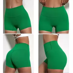 Shorts de treino para mulheres, ioga, leggings de fitness, roupas esportivas, calças justas curtas, push up, corrida, academia, 4,5 pol, 2024 - loja online