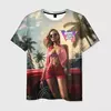 Camisola de manga curta com estampa Grand Theft Auto VI masculina e feminina, estilo casual, moda verão, Gta 6 quente, 3D, novo, 2022