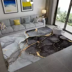 Tapete de mármore abstrato moderno para sala de estar, Tapetes de grande área, Tapete antiderrapante, Tapete de entrada do quarto, Decorações Home