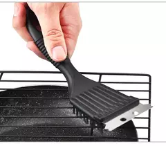 Barbecue Grill Steel Wire Cerdas Escova, BBQ Limpeza Escovas, Durable Cooking Tool, Outdoor Home Gás Kit Acessórios - comprar online