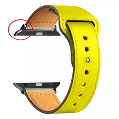 Pulseira de couro para Apple Watch Band, Sport Loop Bracelet, Ultra 2, 49mm, 44mm, 40mm, 38mm, 42mm, iWatch Series 9, 8, 7, 3, 4, 5, 6, SE, 41 milímetros, 45 milímetros - comprar online