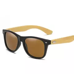 Óculos de sol ultravioleta de madeira clássicos para homens, óculos masculinos, condução, equitação, óculos esportivos, óculos de madeira, bambu, moda, UV400 na internet