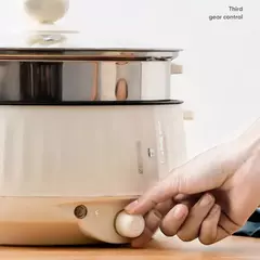 Panela elétrica de camada única ou dupla, Multi fogões, Panela antiaderente doméstica, Fogão de arroz, Eletrodomésticos de cozinha, 1-2 pessoas, 220V