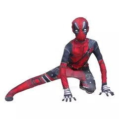 Adulto deadpool traje deadpool crianças terno cosplay máscara terno super-herói criança macacão traje de halloween criança macacão conjunto na internet
