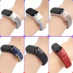 Correia de nylon para Xiaomi Mi Band, pulseira esportiva confortável, pulseira para Mi Band 7, 6, 5, 4, 3