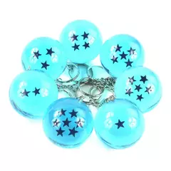Dragon Ball Z Anime Chaveiro Infantil, Son Goku, Shenron, bola de cristal, figura de resina, brinquedo modelo, presente, 2,7 cm, 7 peças por conjunto - Wolf Magazine