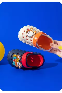 Sandálias Respiráveis Antiderrapantes para Crianças, Sapatos de Bebê, Buraco, Meninos e Meninas, Interior, Sola Macia, Jardim, Infantil, Verão - Wolf Magazine