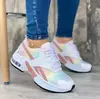 Tênis de malha respirável para mulheres, Tênis femininos, Sapatos de tênis casuais, Ao ar livre