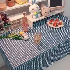 Coreano Xadrez Toalha De Mesa, Tecido Jacquard, Toalha De Mesa, Mat Background, Decoração De Casa, Mesa Moderna Nórdica, Sala De estar, Ins - comprar online