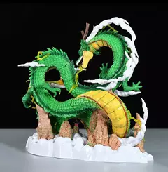 Imagem do Dragon Ball Figura Anime, Shenron Goku e Shenron, Modelo Estatueta, PVC Estátua, Boneca Coleção, Quarto Toy Presentes, 24cm