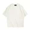 WAVLATII-Camisas de Verão Oversized para Homens e Mulheres, Camisetas Casuais Marrons, Streetwear Coreano, Unisex, Básico, Sólido, Jovem, Cool Tops
