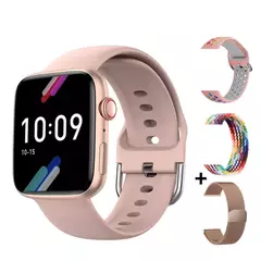Smartwatch de carregamento sem fio para homens e mulheres, chamadas Bluetooth, pulseira de fitness, relógio personalizado, novo, 2022