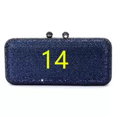 Rhinestone Clutch Bag para Mulheres, Evening Bag, Dinner Bag, Diamante, Pedra, Cristal, Festa de Casamento, Presente de Natal, Luxo mais recente
