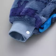 Macacão de flanela macia para bebê recém-nascido, jaqueta infantil para meninas e meninos, macacão de bebê, roupas de primavera e inverno, 0-18 meses - loja online