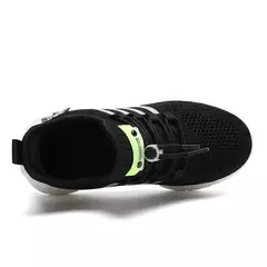 Moda calçados esportivos para crianças, tênis de malha respirável para meninos e meninas, sapatos leves ao ar livre - comprar online