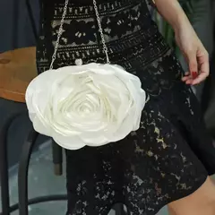 Bolsa de embreagem floral para mulheres, bolsa de casamento para noivas e senhoras, 8 cores, branco, azul, roxo, sacos de flores de noite - comprar online