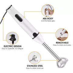 Liquidificador De Imersão De Aço Inoxidável De Grau Alimentício, Bastão Elétrico Em Casa, Gadgets De Cozinha De Molho De Purê De Sopa