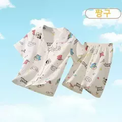 Conjunto de Pijamas Anime infantil, Roupa das Meninas, Roupa Confortável, Homewear das Meninas, Minha Melody, Sanrio, Pochacco, Cinnamoroll, Kuromi - loja online
