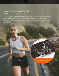 Cintura impermeável e sacos de corrida para mulheres, suporte do dinheiro, suporte do telefone, corrida, treinamento, cinto chave, acessórios de bicicleta, bolsas, esportes, fitness - comprar online