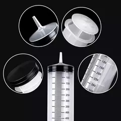 Imagem do Seringa de 100ml-550ml, grande capacidade com bomba de mangueira multifuncional de 100cm, injetor lavável para alimentação de animais de estimação, fluido de cola de óleo