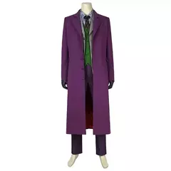 Em estoque batman cavaleiro das trevas coringa palhaço cosplay traje conjunto completo halloween único roupas de propósito especial da china - comprar online