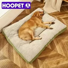 Hoopet cama de dormir para cães quentes, cobertor de lã macia para animais de estimação, almofada removível para cães pequenos, médios e grandes, suprimentos para animais de estimação