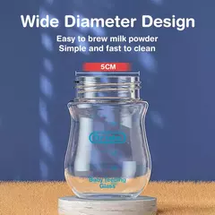 Mamadeiras de leite antiflatulência recém-nascidas, Mamadeira, Vidro, Sem BPA, 90ml, 160ml, 1pc
