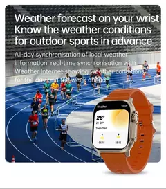 Smartwatch T900 U2 para homens e mulheres, Chamada Bluetooth, Carregamento sem fio, NFC, GPS Track, BT, Música, Jogos, Novo, 49mm, 2024 - Wolf Magazine
